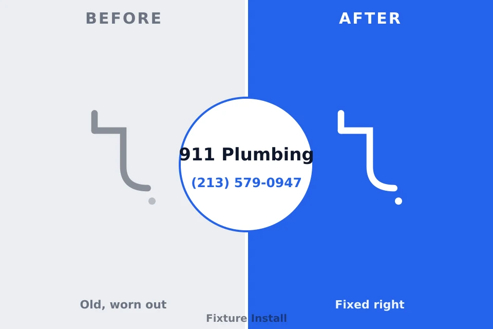 Before and after: plumbing repair Fairview Shores, FL